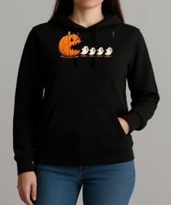 Halloween Pumpkin Chasing Ghost Unihoodie