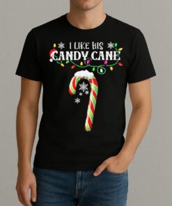 I Like His Candy Cane Funny Couples Matching Christmas