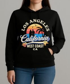 Los Angeles California Beach Surf Summer Vacation Unihoodie