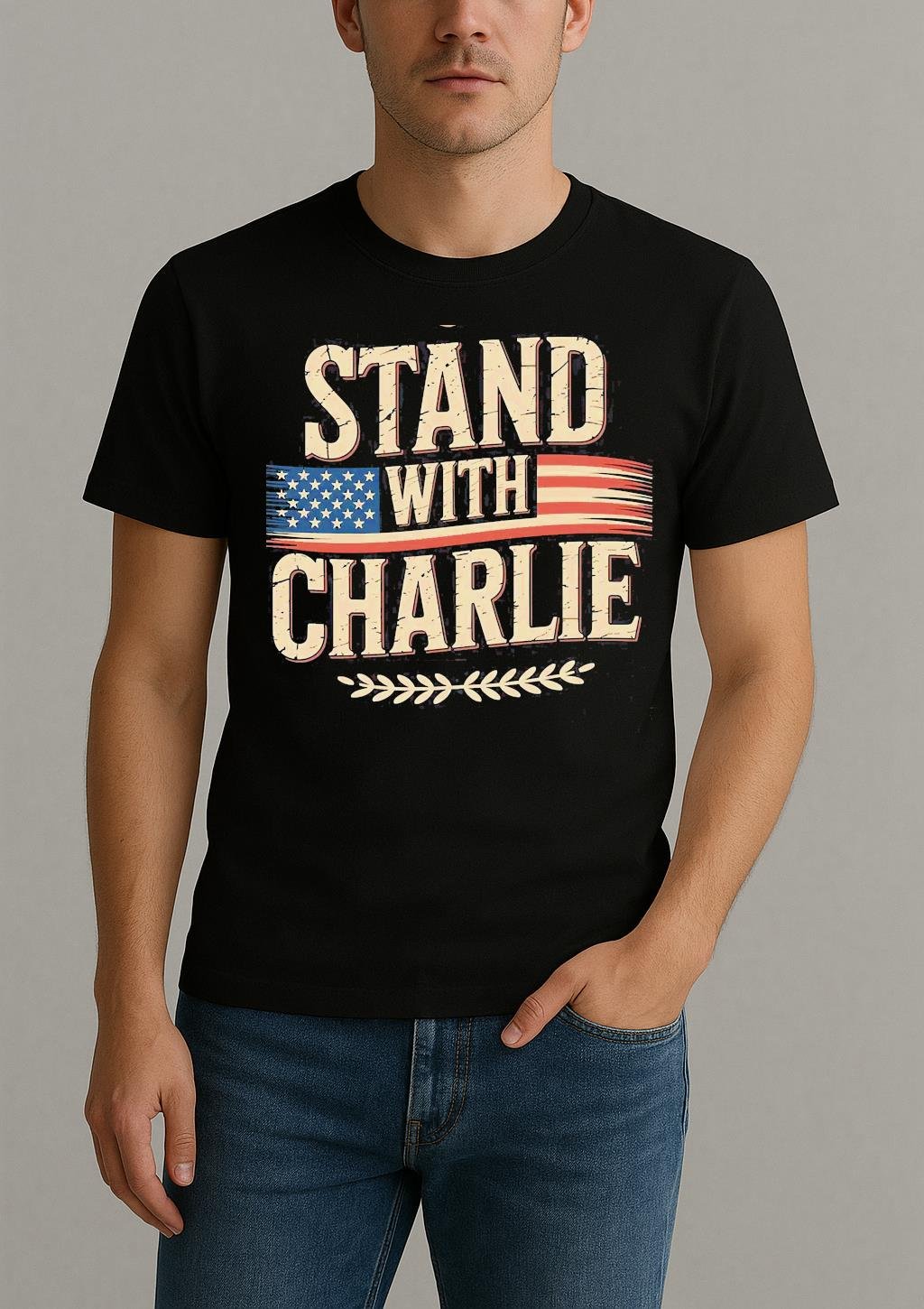 Stand With Charlie Kirk Shirt