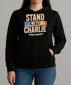 Stand With Charlie Kirk Shirt Unihoodie