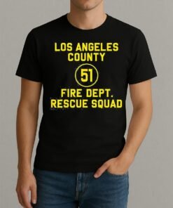 Truck Side 51 Emergency Squad Reproduction Logo Essential Shirt