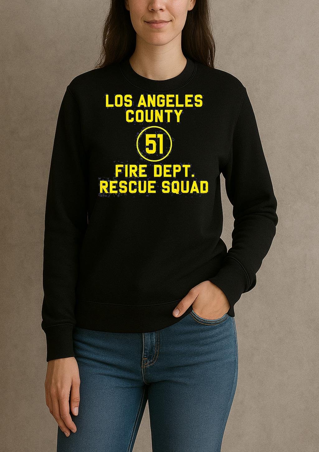 Truck Side 51 Emergency Squad Reproduction Logo Essential Shirt sweater