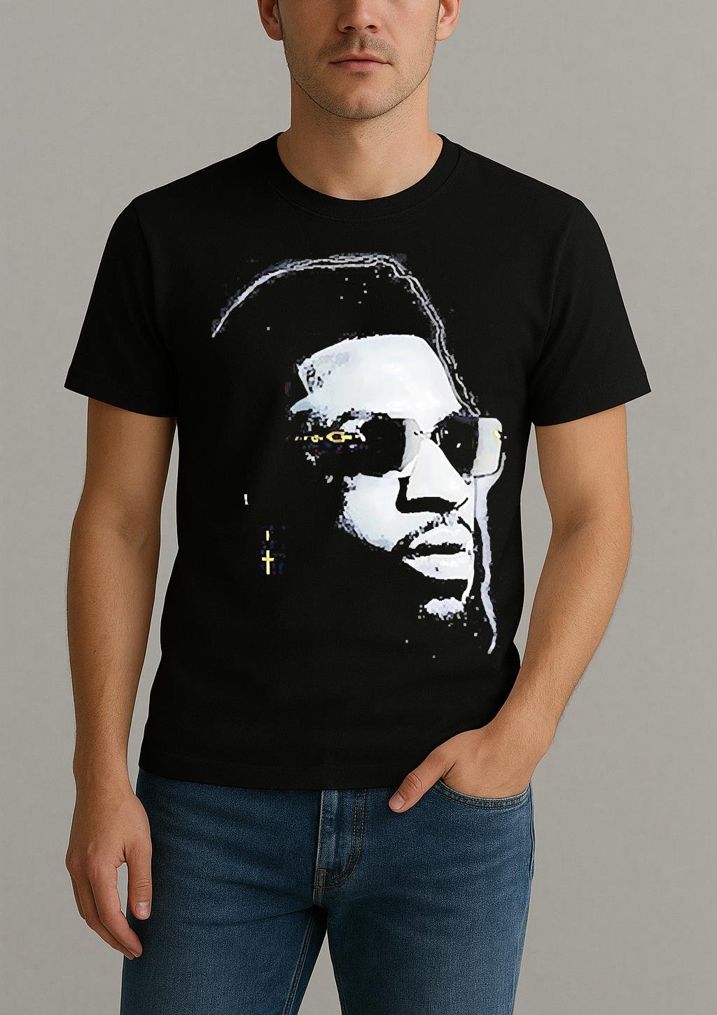 Trick Williams Big Face Photo Wwe Shirt by Bino Shirt – Custom Graphic T-Shirt